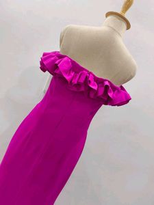 Elegant Pink Evening Gown