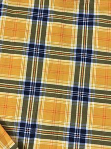 Yellow Mix Colour Plaid Long Sleeves