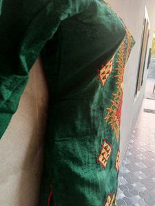 Green Pashmina Suit