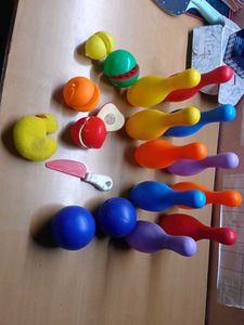 Kids Toys, Duck, Fruits, Knife, Bowling Pins