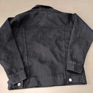 Stylish Black Denim Jacket