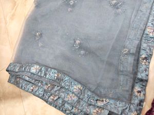 Grey Lehenga /Choli With Grand Sequence Work
