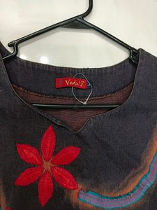 Denim Short Kurti