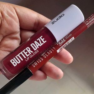 Swiss Beauty Lip Liner + Zudio Butter Daze Li