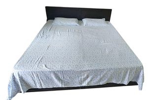 Floral Print Cotton Blend Bedding Set with Pillowc