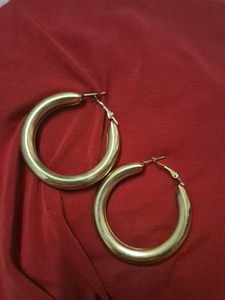 Golden Chunky Hoops
