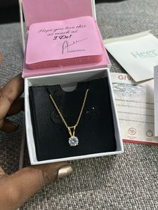 GIVA Gold Pendant Necklace