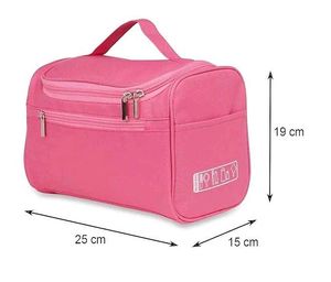 Women Zip Closure Cosmetic Makeup Bag