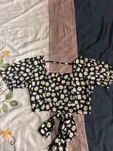 Sunflower Crop Top