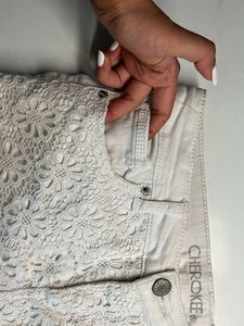 Vintage Y2k🎀 embroidered beach shorts