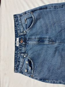 Wide Leg Denim Jeans