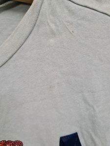 Blue Net Casual Dress