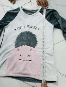 velvet top sweater very good so pretty