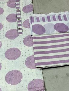 3 Piece Cambric Cotton Suits