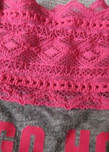 Gray Pink Panty