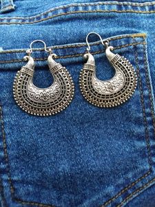 Silver earrings