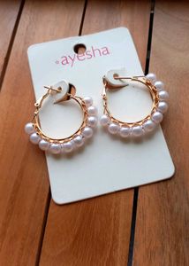 Pearl Hoops