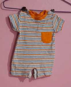 Striped Baby Romper