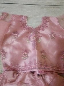 Pink Embellished Skirt
