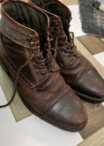 Vintage Genuine Leather Boots