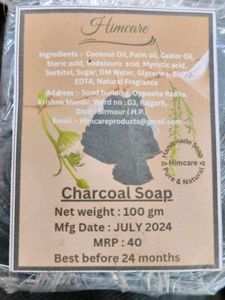 Charcoal Soap With Natural Ingredients N Fragrance