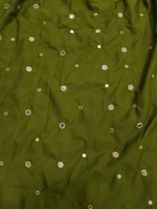 Olive Green Mirror Work Lehnga 💚🪞
