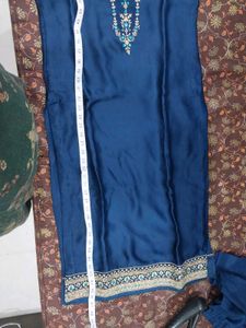 Embroidered Kurta With Plazo