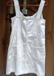 White Denim Dress