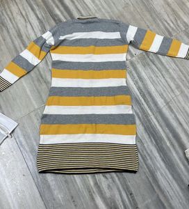 Striped Floral Dress