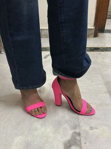 Neon sandals
