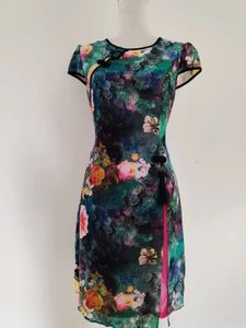 Cheongsam Printed Dress