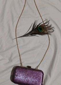Sparkly Purple Clutch