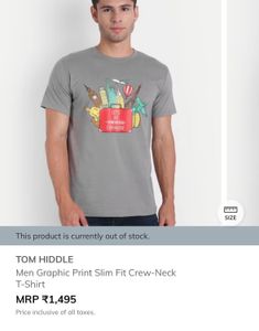 Limited Editon Tom Hiddle Unisex Graphics Tshirt