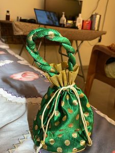 Green Multi Purpose Potli