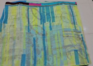 Elegant Striped Saree