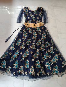 Navy Blue Gown