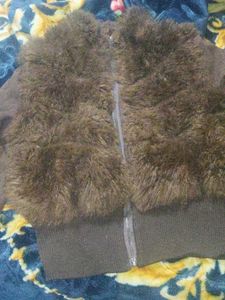 A Fur Brown 🟤 Jacket Fully Covered Long Sleeve
