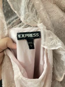 Lacy pink top