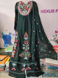 Brand New Full Embroidery Suit