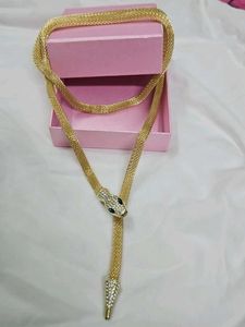 Snake Lariat Necklace