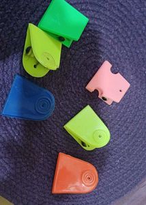 Vintage Colorful  paper clips