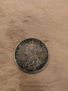 Rare One Rupee Coin 1913 Of George V King Empero
