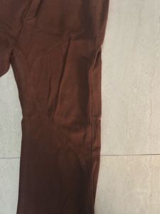 Brown Wide Leg Jeans