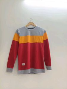 Mens Color Blocked T-Shirt sweatshirt