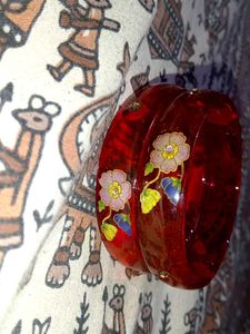 Red Bangles (Set of 2)