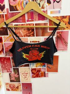 Devil Angel Cropped Top