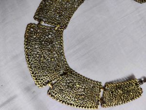 Vintage Gold Statement Necklace