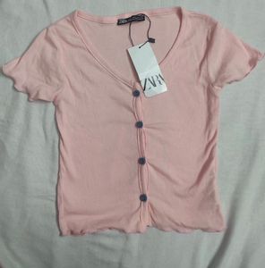Zara Pink Top