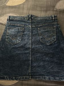Denim Mini Skirt