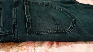 Men Deep Blue Jeans
